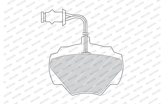 Brake Pad Set, disc brake PREMIER ECO FRICTION FDB471 Ferodo, Image 4