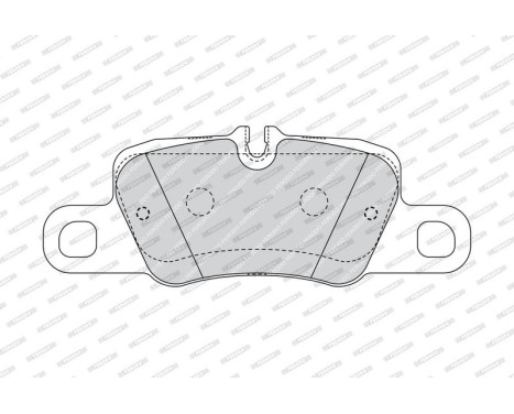 Brake Pad Set, disc brake PREMIER ECO FRICTION FDB4713 Ferodo, Image 5