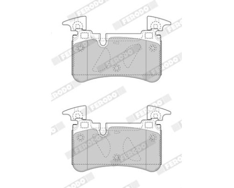 Brake Pad Set, disc brake PREMIER ECO FRICTION FDB4714 Ferodo, Image 3