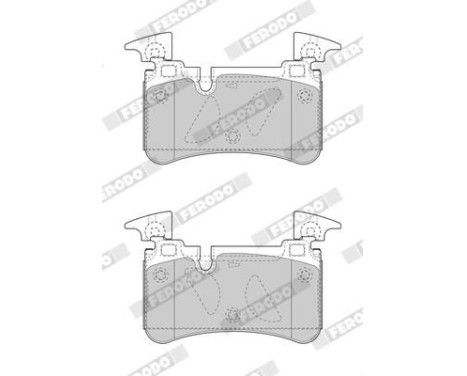 Brake Pad Set, disc brake PREMIER ECO FRICTION FDB4714 Ferodo, Image 3