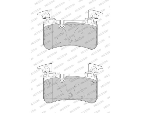 Brake Pad Set, disc brake PREMIER ECO FRICTION FDB4714 Ferodo, Image 3