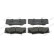 Brake Pad Set, disc brake PREMIER ECO FRICTION FDB4715 Ferodo