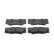 Brake Pad Set, disc brake PREMIER ECO FRICTION FDB4715 Ferodo