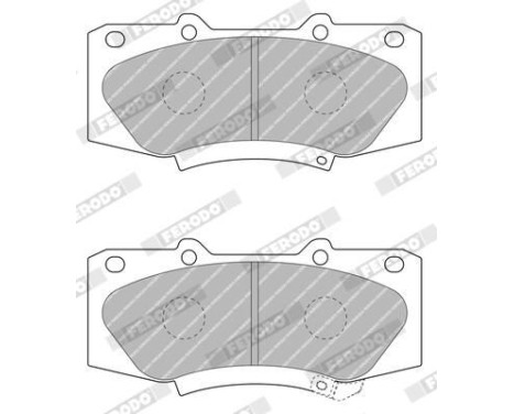 Brake Pad Set, disc brake PREMIER ECO FRICTION FDB4715 Ferodo, Image 2