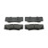 Brake Pad Set, disc brake PREMIER ECO FRICTION FDB4715 Ferodo