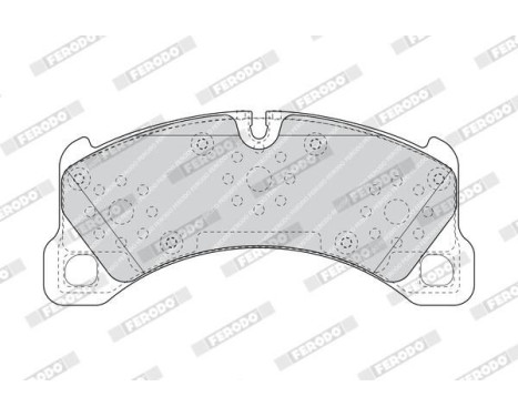 Brake Pad Set, disc brake PREMIER ECO FRICTION FDB4717 Ferodo, Image 5