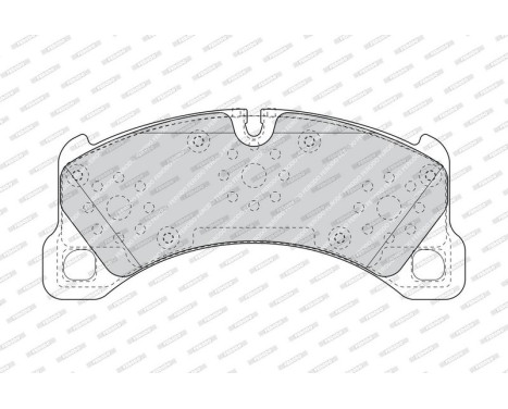Brake Pad Set, disc brake PREMIER ECO FRICTION FDB4717 Ferodo, Image 5