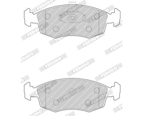 Brake Pad Set, disc brake PREMIER ECO FRICTION FDB4735 Ferodo, Image 3