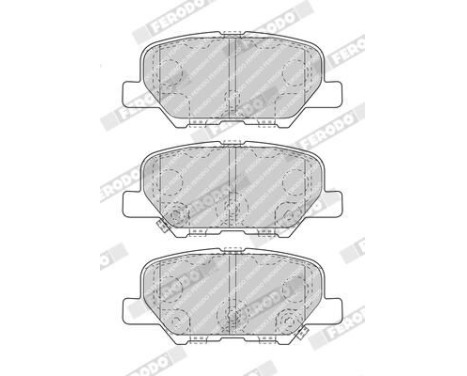 Brake Pad Set, disc brake PREMIER ECO FRICTION FDB4739 Ferodo, Image 3