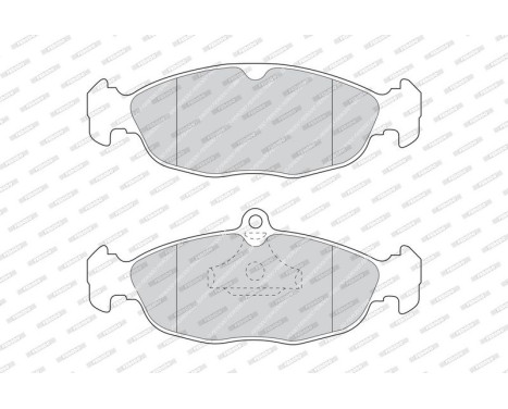 Brake Pad Set, disc brake PREMIER ECO FRICTION FDB4749 Ferodo, Image 3