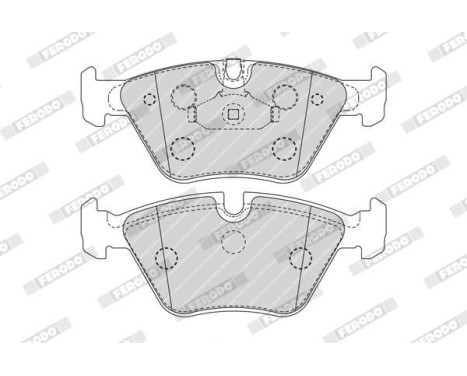 Brake Pad Set, disc brake PREMIER ECO FRICTION FDB4752 Ferodo, Image 3