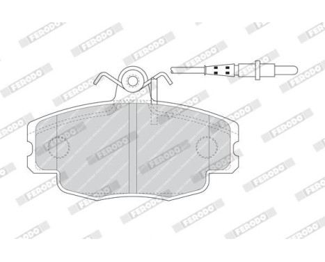 Brake Pad Set, disc brake PREMIER ECO FRICTION FDB4754 Ferodo, Image 3