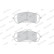 Brake Pad Set, disc brake PREMIER ECO FRICTION FDB4764 Ferodo, Thumbnail 3