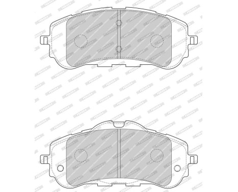 Brake Pad Set, disc brake PREMIER ECO FRICTION FDB4764 Ferodo, Image 4