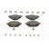 Brake Pad Set, disc brake PREMIER ECO FRICTION FDB4766 Ferodo