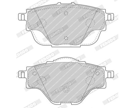 Brake Pad Set, disc brake PREMIER ECO FRICTION FDB4766 Ferodo, Image 4