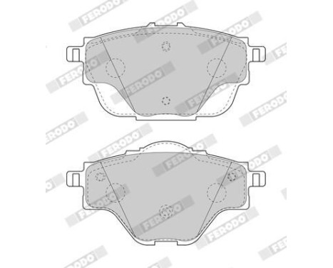 Brake Pad Set, disc brake PREMIER ECO FRICTION FDB4766 Ferodo, Image 2