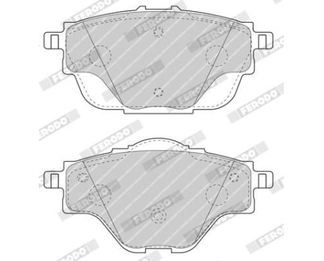Brake Pad Set, disc brake PREMIER ECO FRICTION FDB4766 Ferodo, Image 3