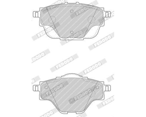 Brake Pad Set, disc brake PREMIER ECO FRICTION FDB4766 Ferodo, Image 4