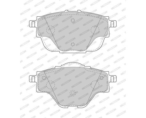 Brake Pad Set, disc brake PREMIER ECO FRICTION FDB4766 Ferodo, Image 2
