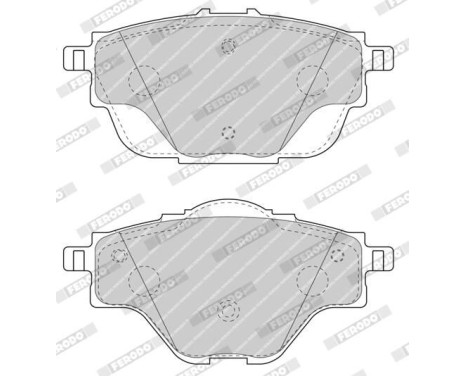 Brake Pad Set, disc brake PREMIER ECO FRICTION FDB4766 Ferodo, Image 3