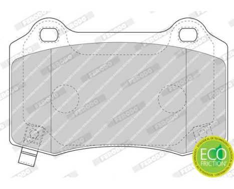 Brake Pad Set, disc brake PREMIER ECO FRICTION FDB4777 Ferodo, Image 3