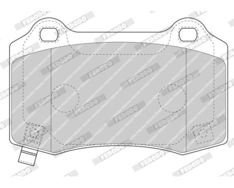 Brake Pad Set, disc brake PREMIER ECO FRICTION FDB4777 Ferodo, Image 3