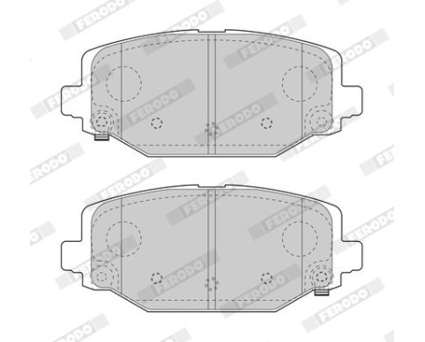 Brake Pad Set, disc brake PREMIER ECO FRICTION FDB4778 Ferodo, Image 2