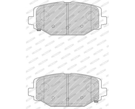 Brake Pad Set, disc brake PREMIER ECO FRICTION FDB4778 Ferodo, Image 3