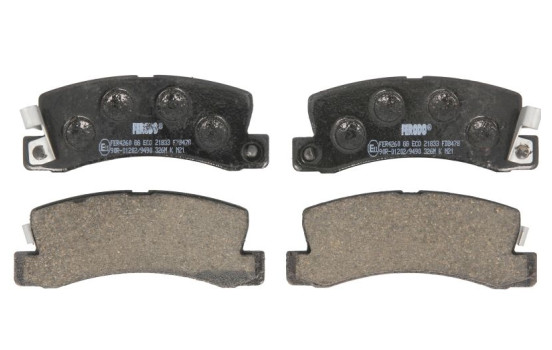 Brake Pad Set, disc brake PREMIER ECO FRICTION FDB478 Ferodo