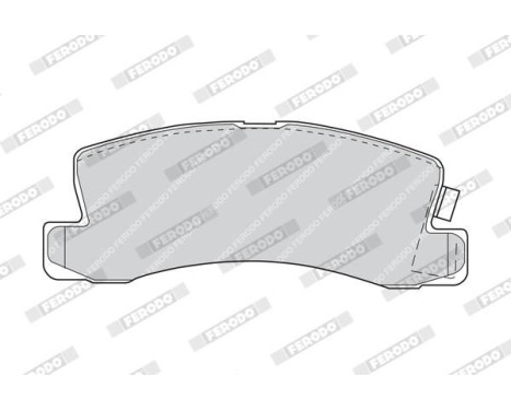Brake Pad Set, disc brake PREMIER ECO FRICTION FDB478 Ferodo, Image 4