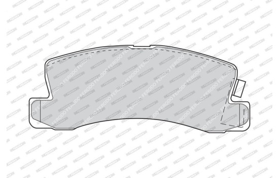 Brake Pad Set, disc brake PREMIER ECO FRICTION FDB478 Ferodo, Image 4