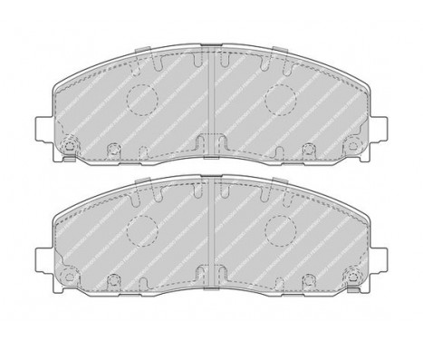 Brake Pad Set, disc brake PREMIER ECO FRICTION FDB4785 Ferodo, Image 2