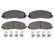 Brake Pad Set, disc brake PREMIER ECO FRICTION FDB4785 Ferodo