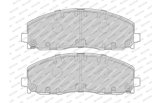 Brake Pad Set, disc brake PREMIER ECO FRICTION FDB4785 Ferodo, Image 3