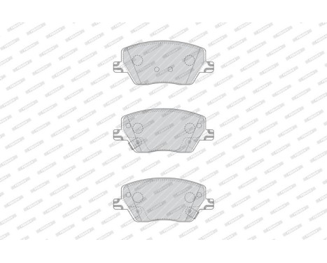 Brake Pad Set, disc brake PREMIER ECO FRICTION FDB4799 Ferodo, Image 3