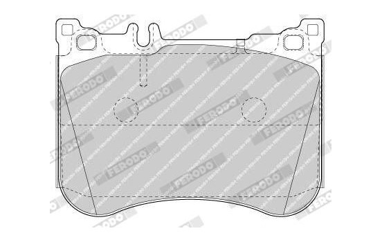 Brake Pad Set, disc brake PREMIER ECO FRICTION FDB4800 Ferodo, Image 4