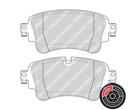Brake Pad Set, disc brake PREMIER ECO FRICTION FDB4807 Ferodo, Image 4