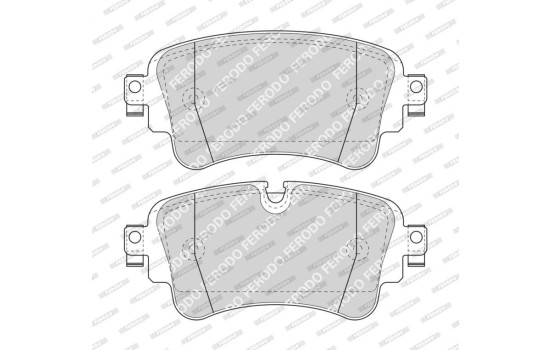 Brake Pad Set, disc brake PREMIER ECO FRICTION FDB4807 Ferodo, Image 4