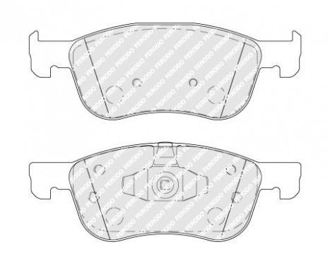 Brake Pad Set, disc brake PREMIER ECO FRICTION FDB4816 Ferodo, Image 2