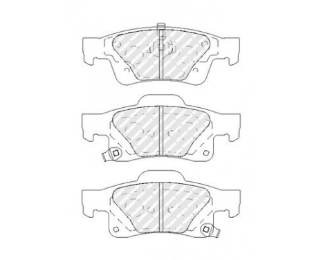 Brake Pad Set, disc brake PREMIER ECO FRICTION FDB4819 Ferodo, Image 2