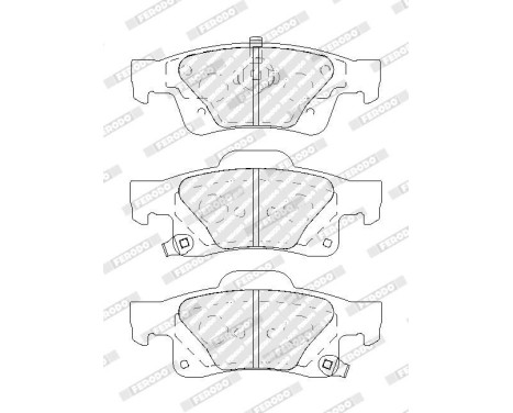 Brake Pad Set, disc brake PREMIER ECO FRICTION FDB4819 Ferodo, Image 2