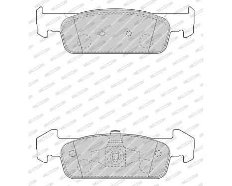 Brake Pad Set, disc brake PREMIER ECO FRICTION FDB4822 Ferodo, Image 3