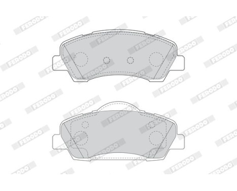 Brake Pad Set, disc brake PREMIER ECO FRICTION FDB4823 Ferodo, Image 3