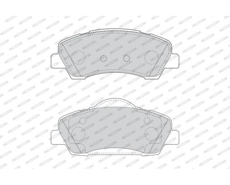 Brake Pad Set, disc brake PREMIER ECO FRICTION FDB4823 Ferodo, Image 3