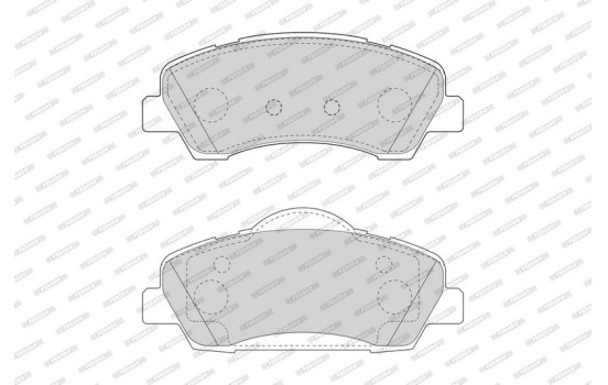 Brake Pad Set, disc brake PREMIER ECO FRICTION FDB4823 Ferodo, Image 3