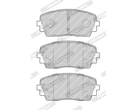 Brake Pad Set, disc brake PREMIER ECO FRICTION FDB4825 Ferodo, Image 3