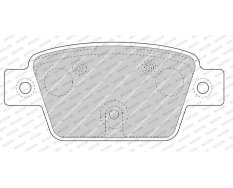 Brake Pad Set, disc brake PREMIER ECO FRICTION FDB4829 Ferodo, Image 3