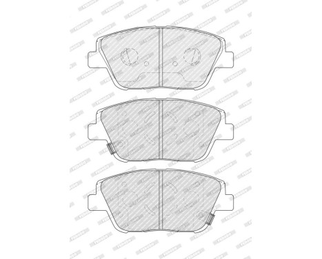 Brake Pad Set, disc brake PREMIER ECO FRICTION FDB4831 Ferodo, Image 3