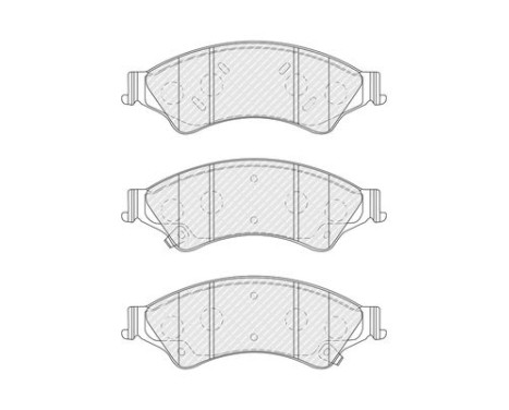 Brake Pad Set, disc brake PREMIER ECO FRICTION FDB4832 Ferodo, Image 3